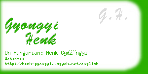 gyongyi henk business card